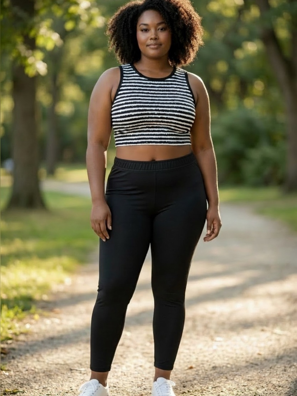High-Rise Black Everyday Leggings - Sleek Support
